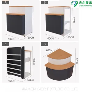 Fashion Store Cashier Desk/steel Checkstand/supermarket Checkout Counter thumbnail-4