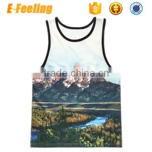 Wholesale Custom Digital Print Tank Top thumbnail-3