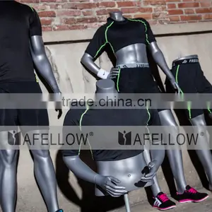 Fiberglass Sports Mannequin Manufacturer Female Mannequin Dummy HEF-06 thumbnail-1