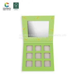 Wholesale Empty Cherry Makeup Blossom Palette for Square Eyeshadow Palet Book Eye Shadow thumbnail-3