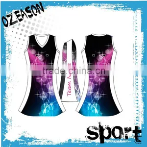 Hot Sale Customized Ladies Netball Dresses for Netball Team Supplier's Choice thumbnail-5