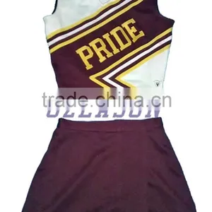 Latest Most Popular Custom Cheerleading Uniforms Wholesales, Sublimation XL Cheerleading Uniform thumbnail-5