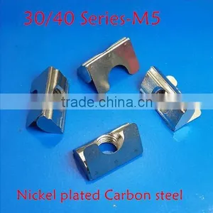 M4 M5 M6 M8 Roll-in T Slot Nut With Spring Leaf Elastic Nut for 45 Serie Aluminum Profile Slot 10 thumbnail-3