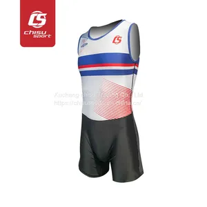 Chisusport Custom Rowing Uniforms Factory OEM Sublimation Rowing Suit One Piece Suit thumbnail-1