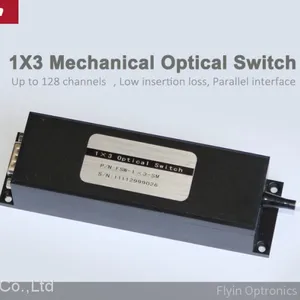 0.25mm 0.9mm Fiber Optic 2x2 Passive Mechanical Optical Switch With SC FC LC ST Connector thumbnail-3
