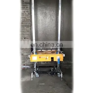 Suppliers Automatic High Wall Concrete Plaster Smoothing Rendering Machine China Plastering Cement Brick Wall 220/380v 200m3/h thumbnail-1