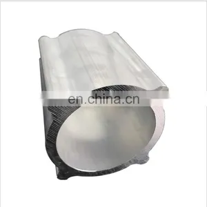 Long Folded Fin Heat Sink Plates Aluminum Extruded Stock Size Extruded Aluminum Blade thumbnail-3