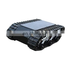 High Torque Brushless Motor AVT-9T Rubber Crawler Robot Chassis Commercial Robot Rescue Robot Good for Inspection, Exploration thumbnail-1