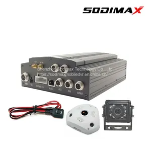 4CH Taxi Safety Camera G-Sensor HDD Mobile DVR 3G Wifi Alarm Black Box HDD MDVR thumbnail-3