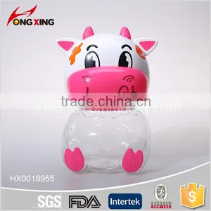 Cute Cow Shaped Plastic Bottle Toy Candy Box thumbnail-1