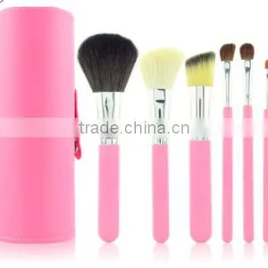 Customized Logo Makeup Brush Set 7pcs, Professional Makeup Brush Set With Cylinder Case thumbnail-4