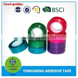 2015 Hot Selling Colorful Personalized BOPP Stationery Tape BOPP Transparent Tape thumbnail-3