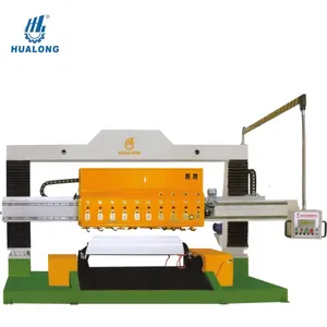 Hualong Machinery Automatic Arc Slabs Marble Granite Stone Polishing Machine for Roman Column thumbnail-2