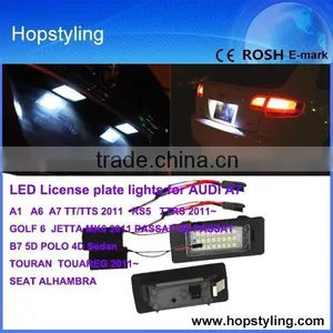 China Exporter 24 SMD LED License Plate Lamp for AUDI Car Lights/for Audi A1/ For A6/For TT License Plate Lamp thumbnail-1