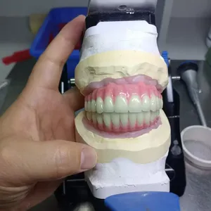 CAM Milled Titanium Bar Dental Implant Hybrid Prosthesis Dentures Metal Implant Bar thumbnail-3