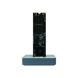 M.2 NVME SSD&HDD Dual-bay Disk Hard Drive Support SSD M Key Offline Clone M.2 Sata SSD Docking Station thumbnail-4