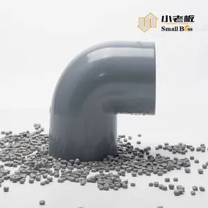 Customized Grey Hard PVC Compound Granules for Injection Molding thumbnail-3