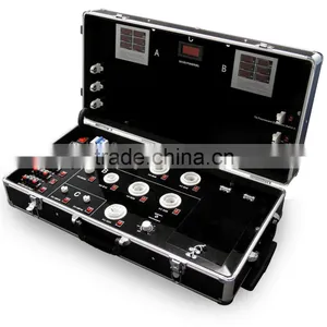 Black Aluminum Trolley Instrument Case With Handle thumbnail-1