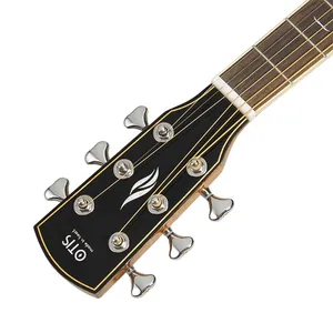 OTIS Acoustic Guitars Factory Supply 40 Inch GB Body Shape Cut Away Spruce Solid Guitar thumbnail-3