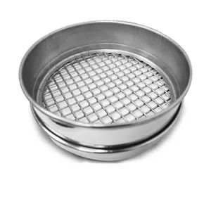 Metal Sieve Used for Separating and Crushing Lumps in Dry Ingredients Such As Flour thumbnail-1