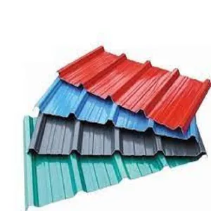 Color Steel Tile Roof Sheet Corrugated Tile Building Factory Iron Corrugated Sheet Galvanized Color Steel Plate thumbnail-1