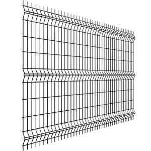 3D Welded Wire Mesh Panels, 3D Curved Fences, Arched Outdoor Garden Fences for Sale thumbnail-3