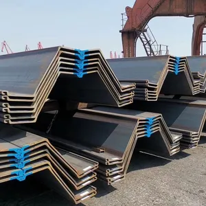 Hot Rolled Carbon Steel Sheet Pile With Welding & Cutting Services for Building Construction thumbnail-5