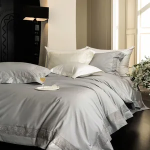 Skin-Friendly 100% Cotton Queen 4-Piece Set, Machine Washable Durable Bedding Collection thumbnail-4