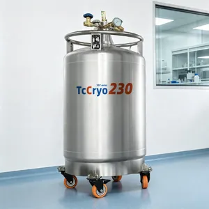 Dominica YDZ-230 Filling Liquid Nitrogen Tank TcCryo Liquid Nitrogen Dewar thumbnail-1