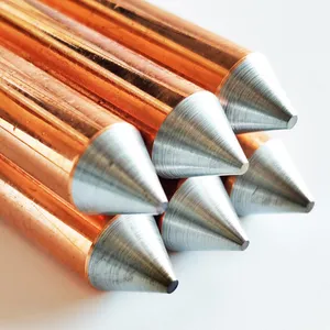 Copper Clad Steel Rod 16mm x 1500mm 2000mm 2500mm 3000mm Telecom Tower Earthing Grade thumbnail-4