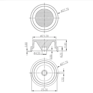 Led Side-emitting Light Source Module With Double-sided Opposite Lighting, 3030 and 3535 High-power Led Lenses thumbnail-3