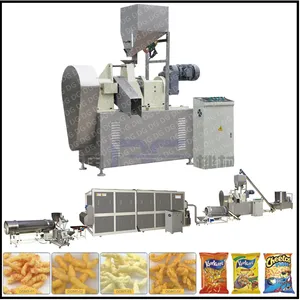 Corn Grits Puff Extruder Machine/Bakery Cheetos Extrusion Machine/Kurkure Snack Expand Production Line Made in China thumbnail-2