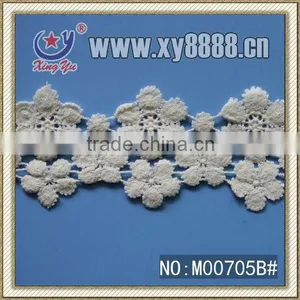 Quality Embroidery Lace Cotton Clothing Trimmings for Ladies Dress thumbnail-1
