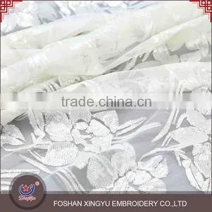 Hot-selling Promotional Custom Sequin Lace Embroidery Fabric With Flowers Embroidery Patterns thumbnail-6