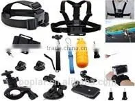15-in-1 GoPros Accessory Kit for Gopros Hero2/3/3+/4/4 Session With L Size Carring Case thumbnail-1