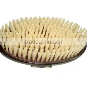 Wooden Beard Brush With Leather Handle thumbnail-4