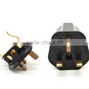 CE ROHS Approved Reliable PC UK Ireland HK Malaysia Singapore to Schuko Germany EU Plug Travel Adapter Converter thumbnail-6