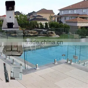 Frameless Glass Pool Fencing Glass Hardwares Glass Spigots thumbnail-1