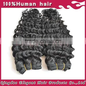 2015 New Style No Shedding Brazilian Remy Deep Wave Double Drawn Virgin Hair thumbnail-4