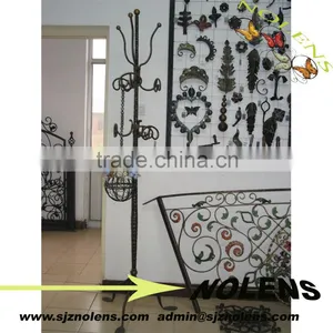 Wrought Iron Coat Shelf thumbnail-1