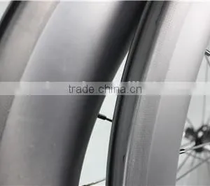 56mm and 86mm Carbon Clincher Wheels China Carbon Wide Side Bike Wheels W56C thumbnail-3