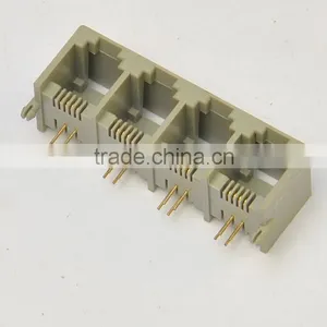 Side Entry Muti-port RJ11 Telephone Connector thumbnail-1