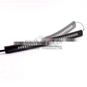 BJ-LPL-031B Universal 12 Volt Motorcycle Soft Tail Brake Stop Turn Signal Integrated 3258 LED Motorcycle Light Strip thumbnail-5