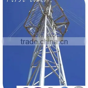 Guyed Wire Tubular Communication Tower thumbnail-3