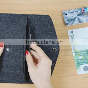 100% Polyester Felt Bag Felt Fabric Purse and Wallet Wholesale thumbnail-5
