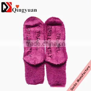 Microfiber Red Antislip Socks thumbnail-1