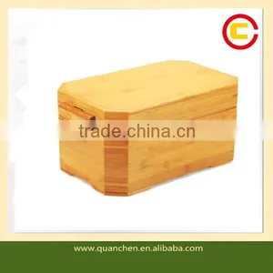 Upscale Custom Travel Bamboo Tea Caddy Box For Tea Sets thumbnail-1