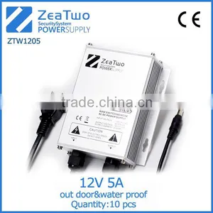 AC Adapter 12v 5a Power Adapter Rainproof Switching Power Adapter thumbnail-1