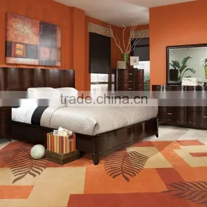 America Style King Solid Wood Bed AS-B15 thumbnail-1