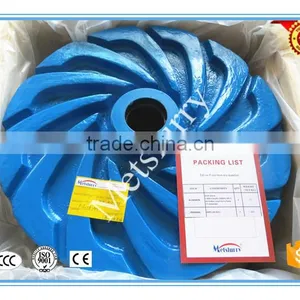 Wet Parts Replaceable Equivalent Slurry Pump Impeller thumbnail-1